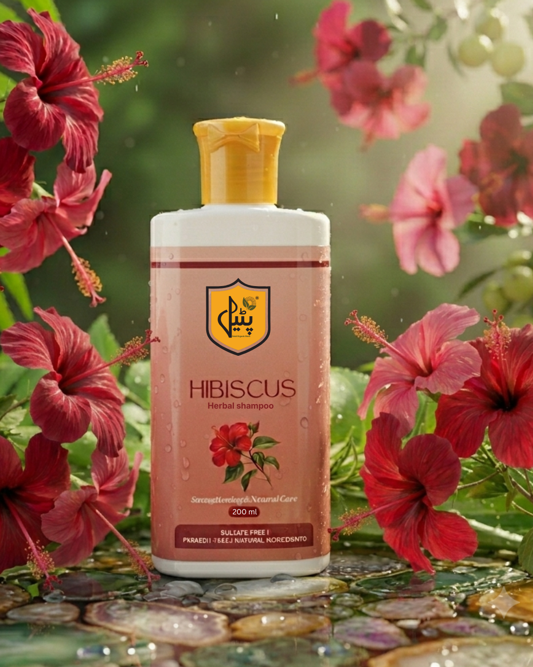 Hibiscus  shampoo-sulfate-free-paraben-free
